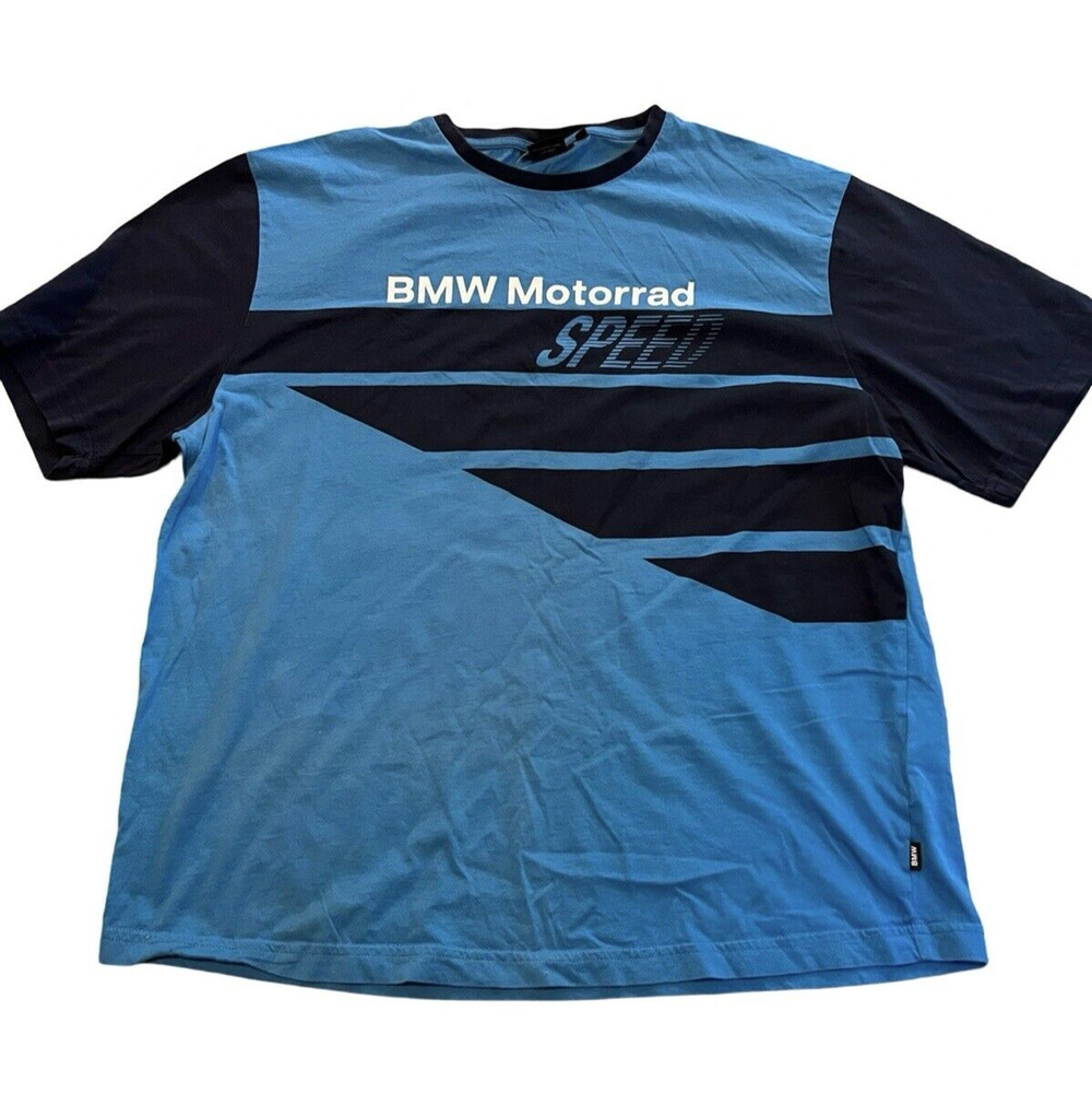 BMW Motorrad Speed T-Shirt, Blue, RARE| Men's: XXL